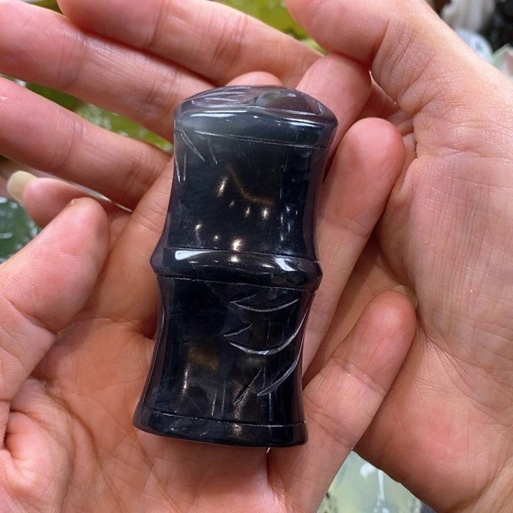 未镶嵌蛇纹石玉手把
