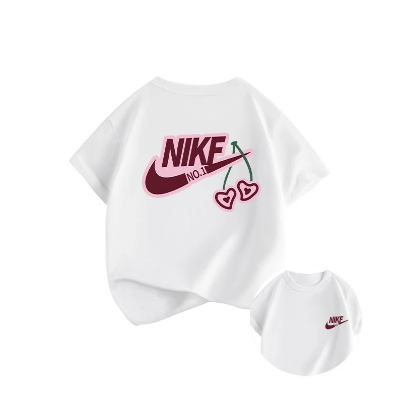 轻奢儿童装男童短袖T恤冰丝2025新款夏季女童中大童透气半袖夏装