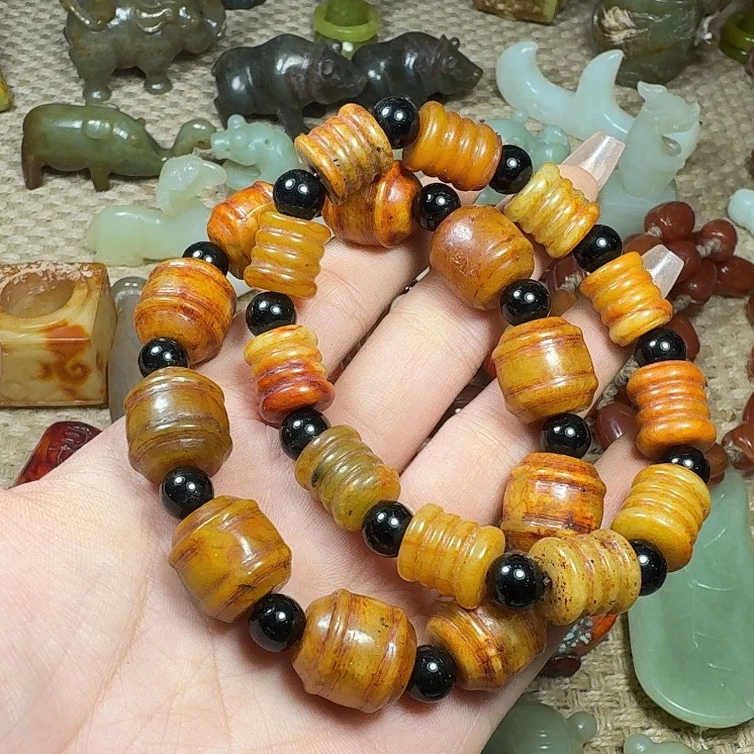 白玉菩提吊坠穿*挂件