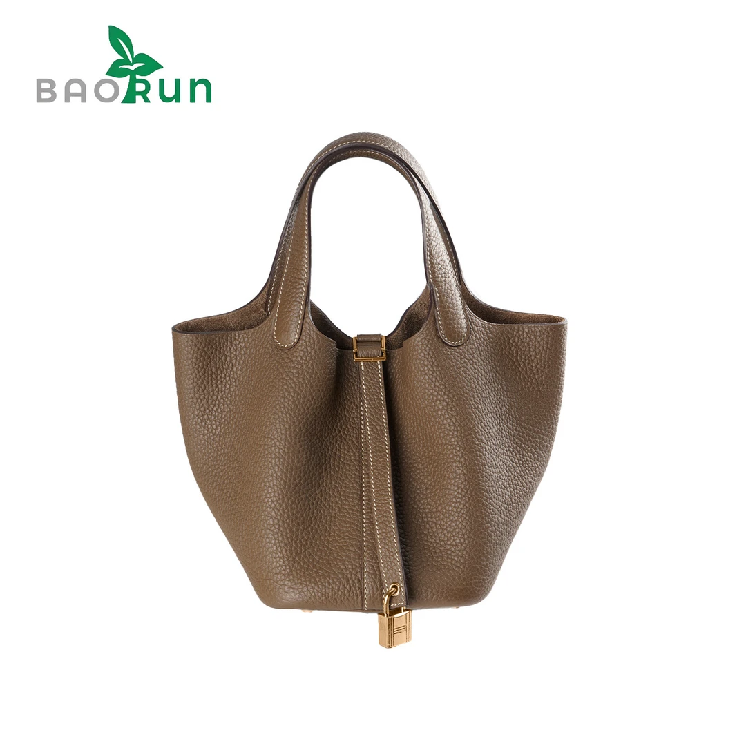 【菜篮子-大号22】HAAS皮料厂TC头层牛皮 内里牛反绒 全钢五金