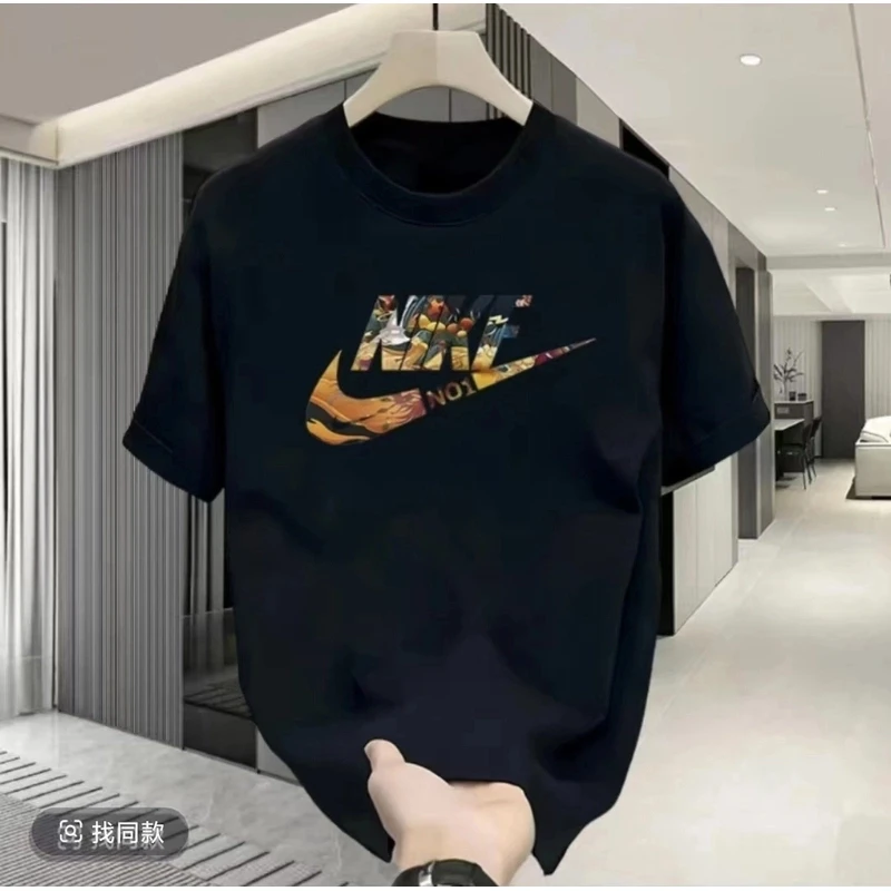 2【一折粉丝福利】夏季男女同款百搭时尚潮牌短袖T恤