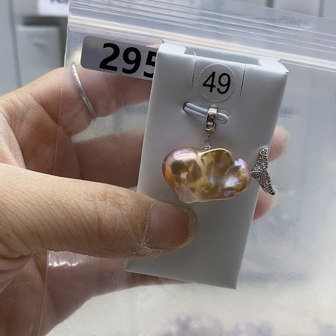 颈饰合金淡水珍珠
