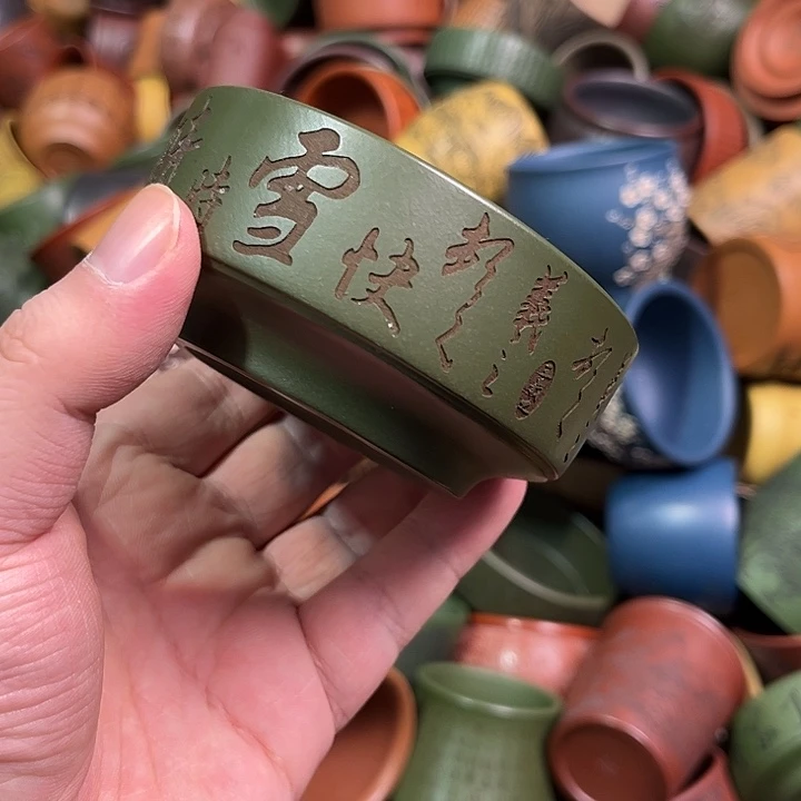 紫砂茶杯全手工紫砂主人杯