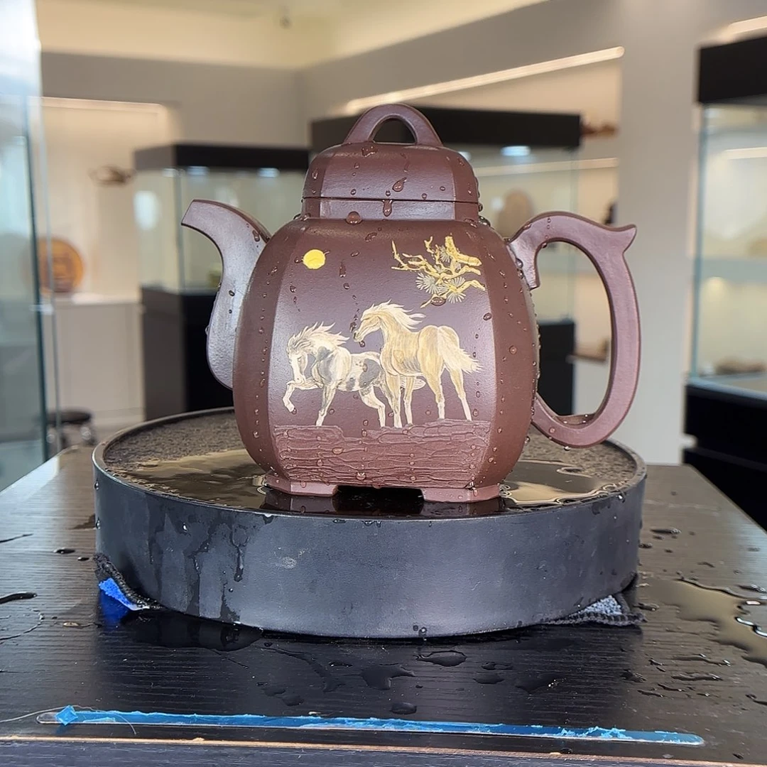 紫砂茶壶周龙华老师紫砂壶1000cc