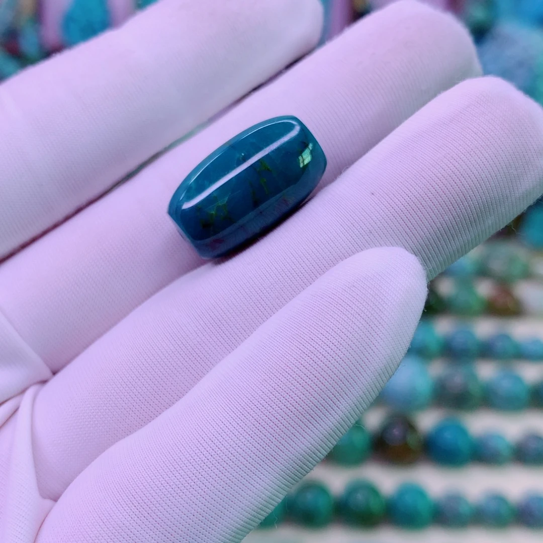 独***雪绿松石未镶嵌原矿绿松石