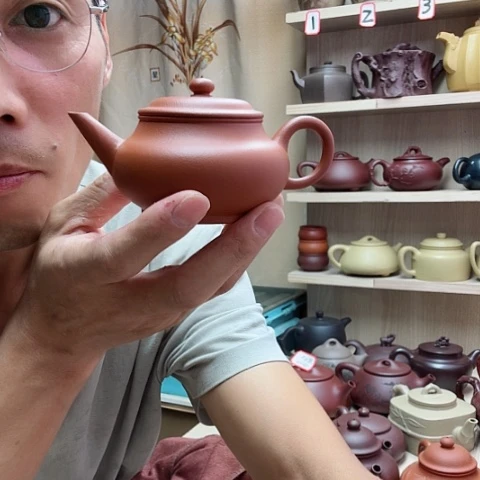 茶壶紫砂麦*宜兴紫砂原矿降坡泥（微瑕）