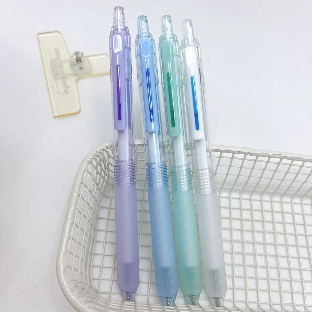 【黑墨/4支】Q02点石0179双珠st静音笔..掉封蜡不售后