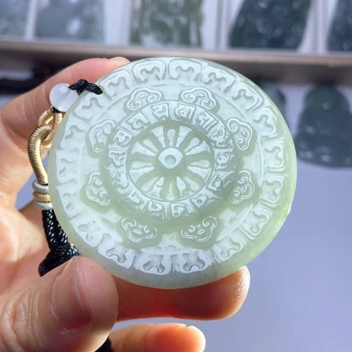 翡翠未镶嵌挂件翡翠