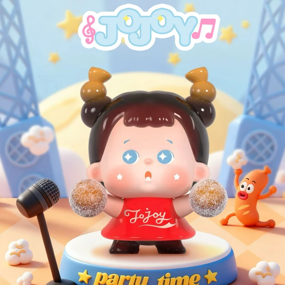 (拆袋)正版新品JOJOY啦啦队萌粒mini盲盒手办潮玩