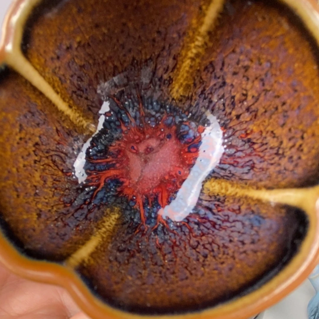 ****园茶盏中国神后钧瓷茶具处理
