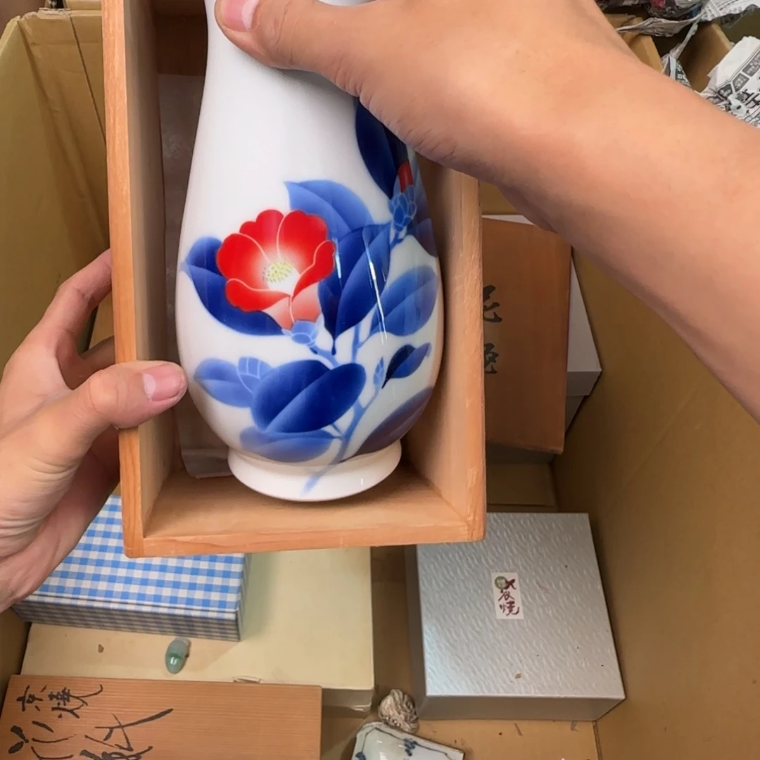绿泥陶瓷孤品单件车里拍