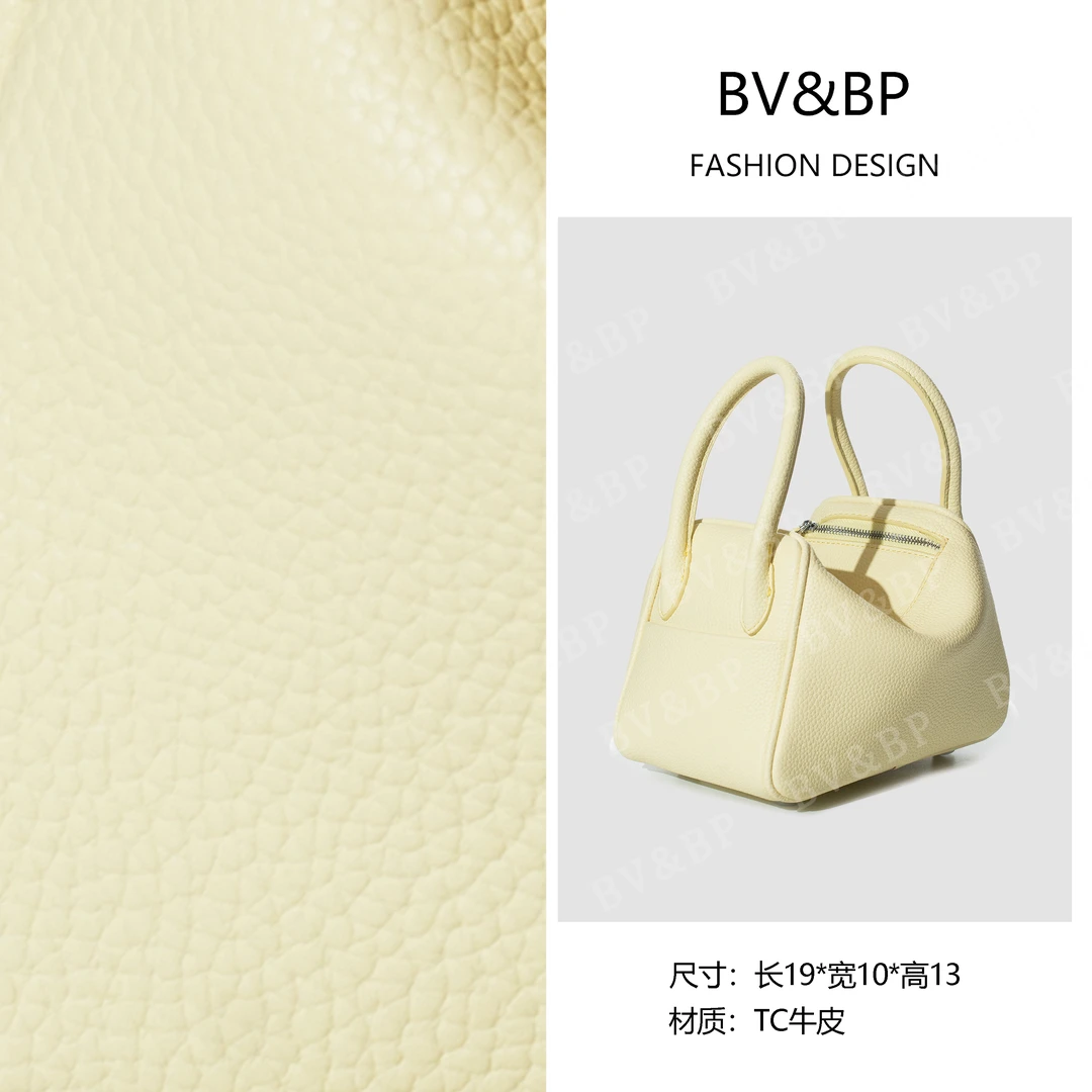 BV&BP· 原创设计 真皮高定手提单肩包  BV19-小鸡黄