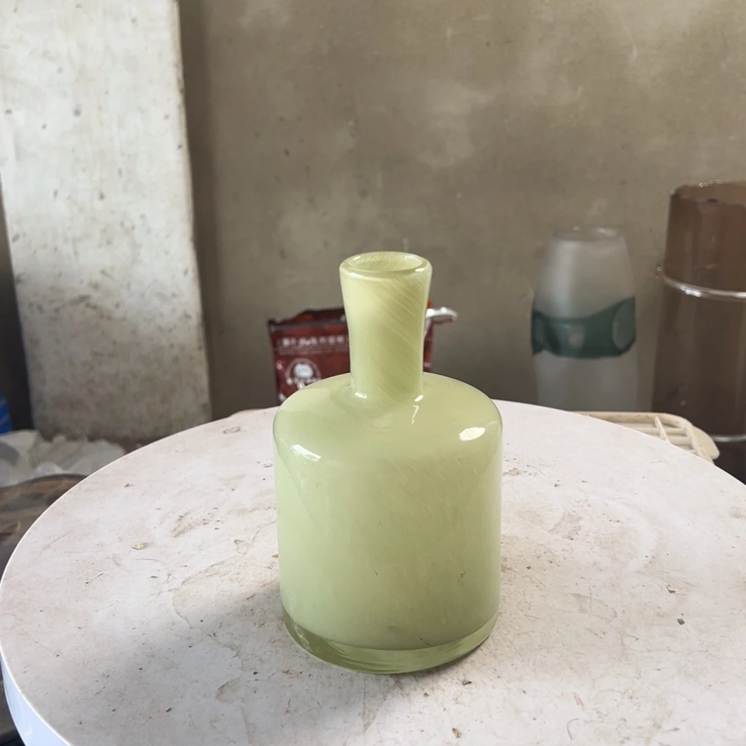 弘扬琉璃花器微瑕高度17