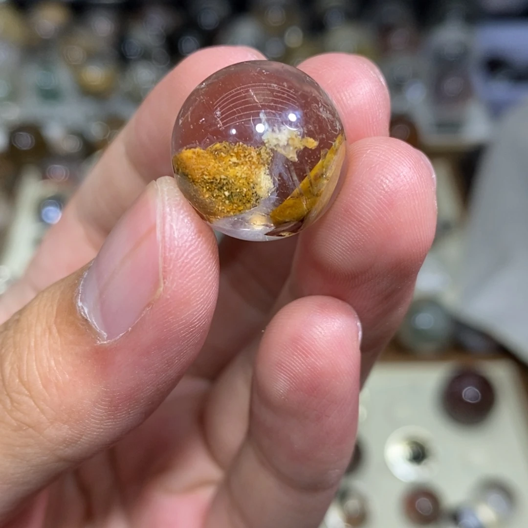 水晶珠宝半成品未镶嵌郭水晶圆珠18.2mm