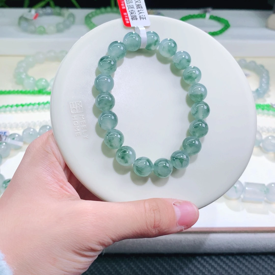 翡翠未镶嵌手链卡10