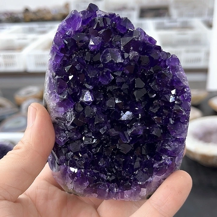 石材乌拉圭晶族摆件家居饰品