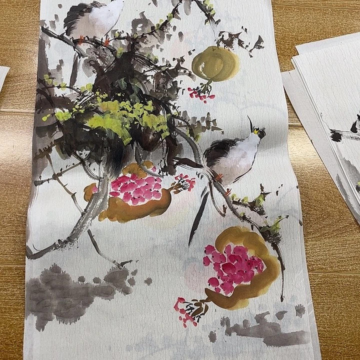 姜奇老师花鸟作品69×34