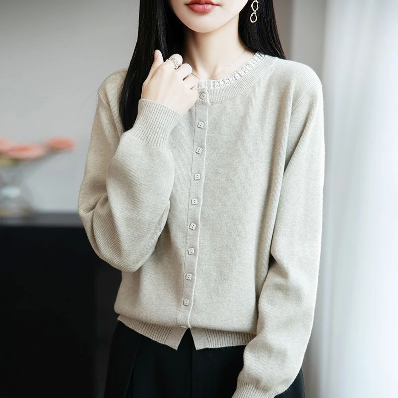 苗苗家~宽松显瘦洋气百搭针织衫