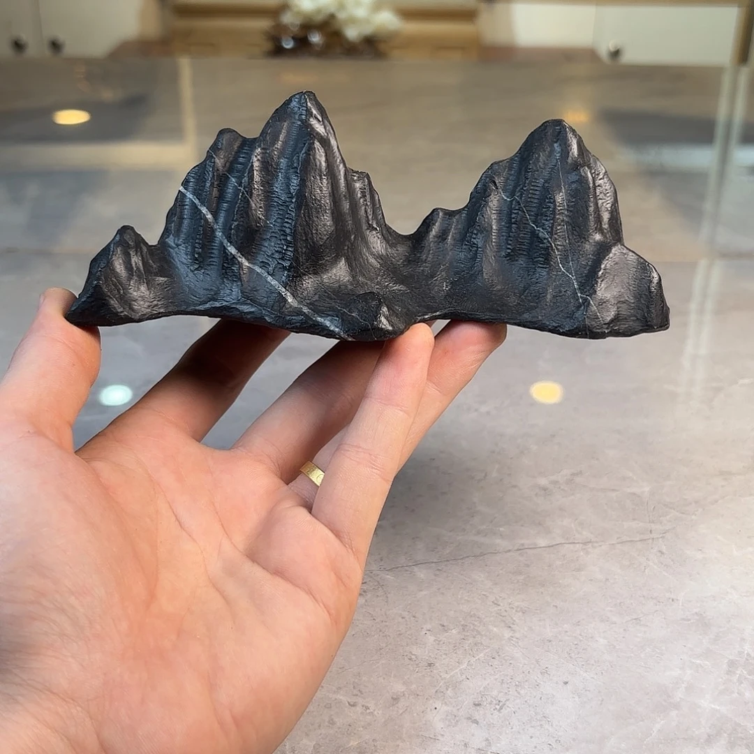 灵璧石手工雕刻奇石摆件