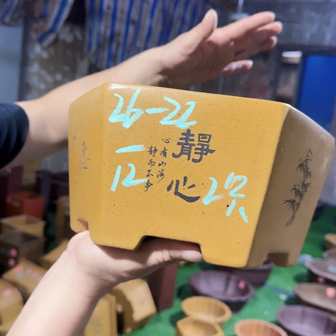 紫砂花盆紫砂花盆