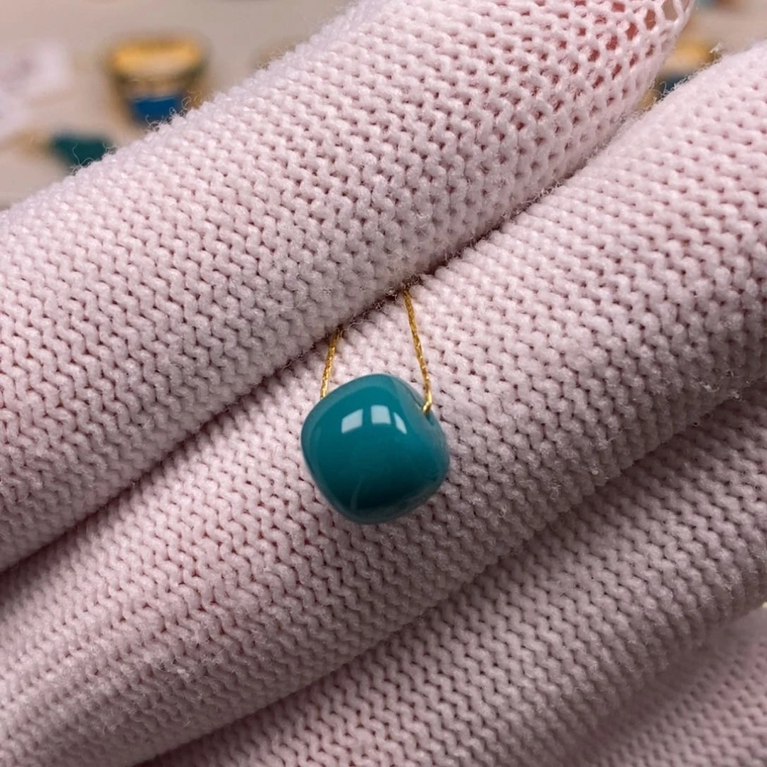 未镶嵌绿松石老型特价微瑕Aa995//8.5mm