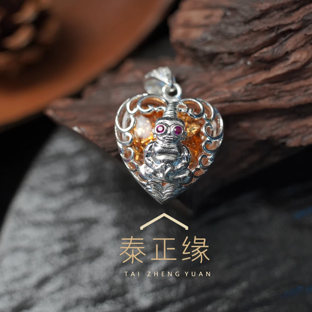 合金吊坠 泰正缘 拍婴之心项链吊坠AJ咒老师推荐创意吊坠时尚