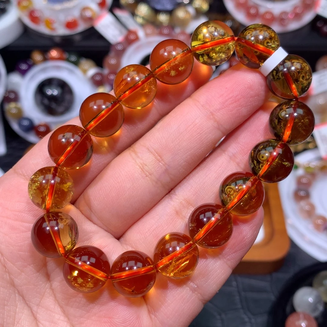 水晶手串未镶嵌R****g黄水晶手链