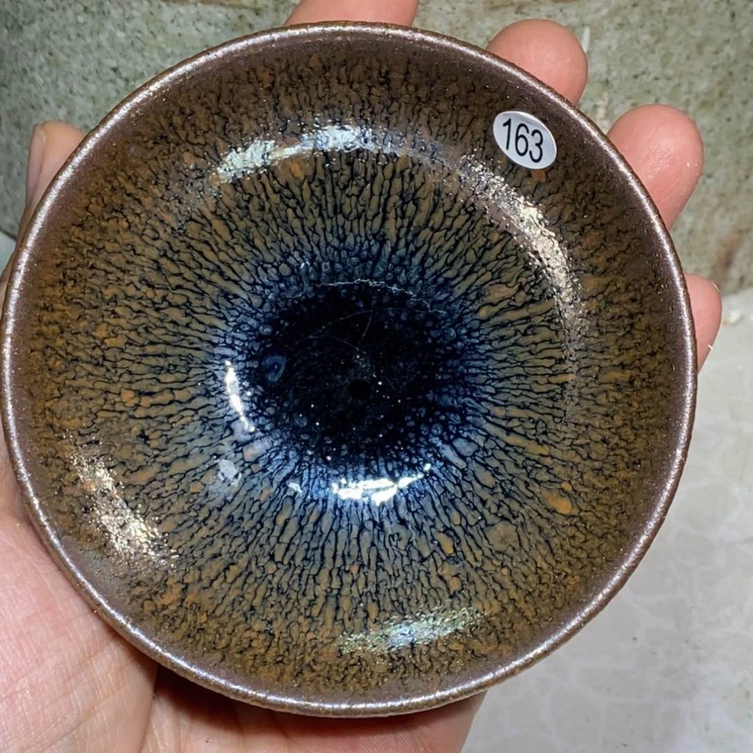 茶盏龙窑柴烧建盏163