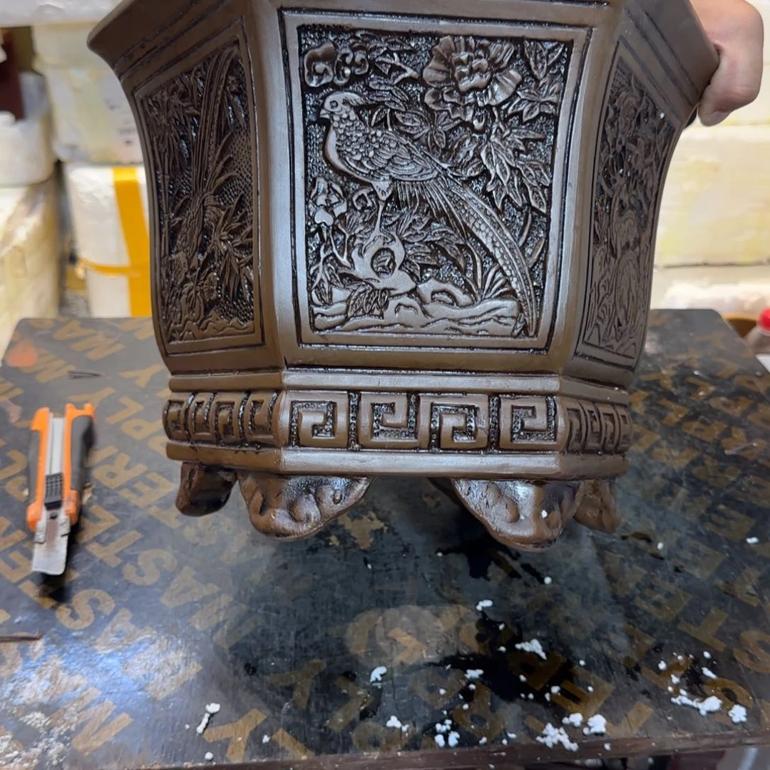 紫砂花盆口径26.22口径