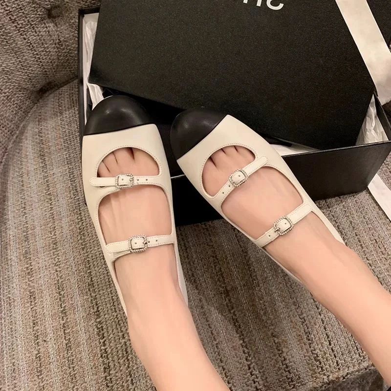 25年秋冬新款单鞋皮面厚底百搭时尚软底乐福鞋单鞋449