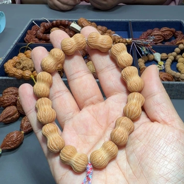文玩核桃把件花生5816