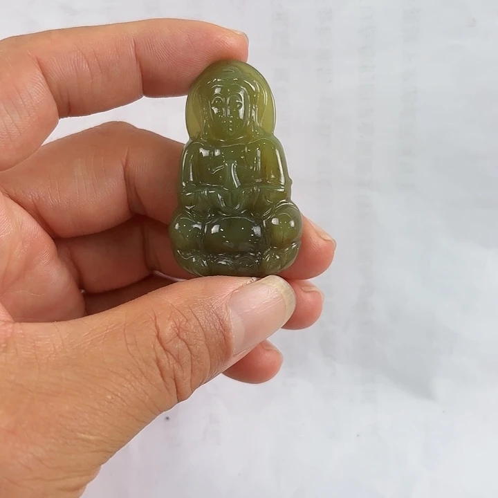 吊坠(不含链)未镶嵌和田玉阿*