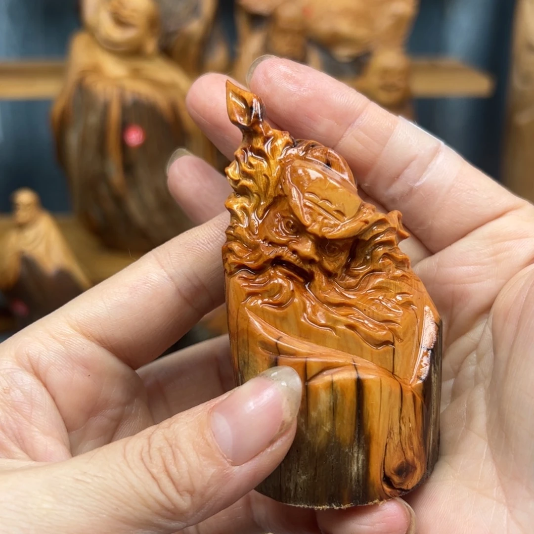 柏木崖柏木摆件手把件，18