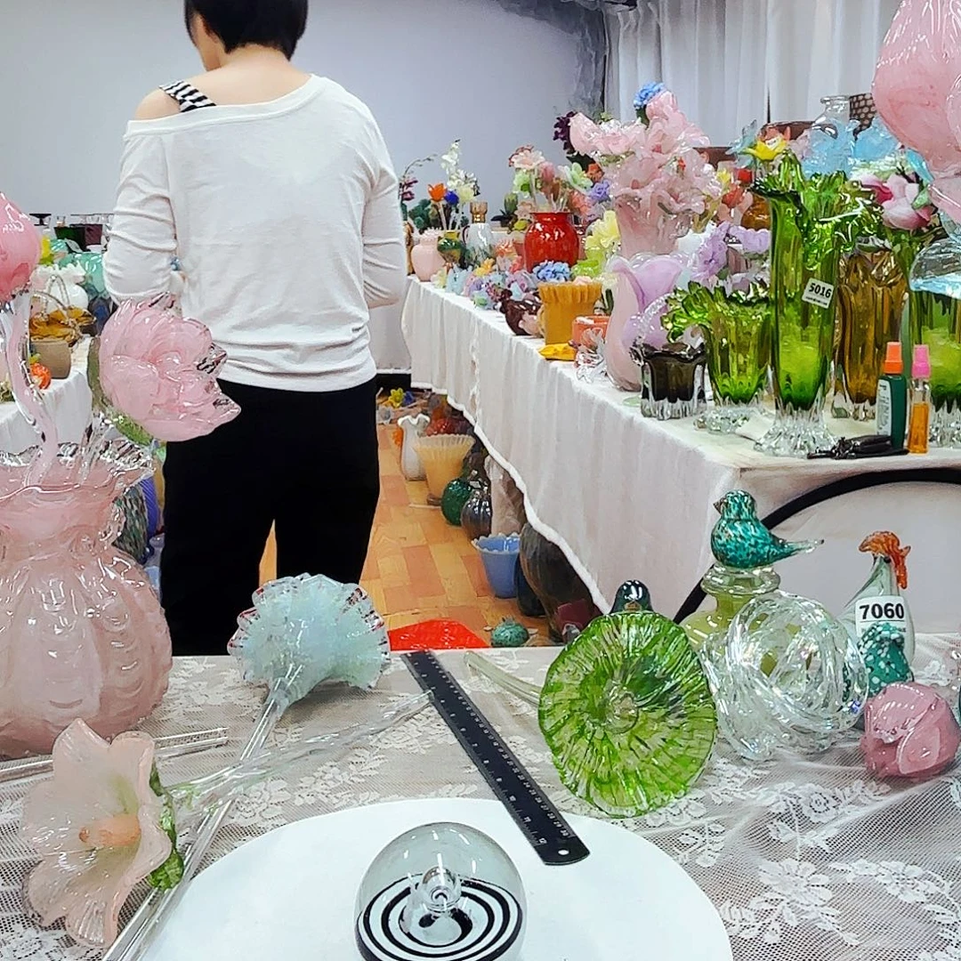 琉璃花瓶花器摆件艺术品