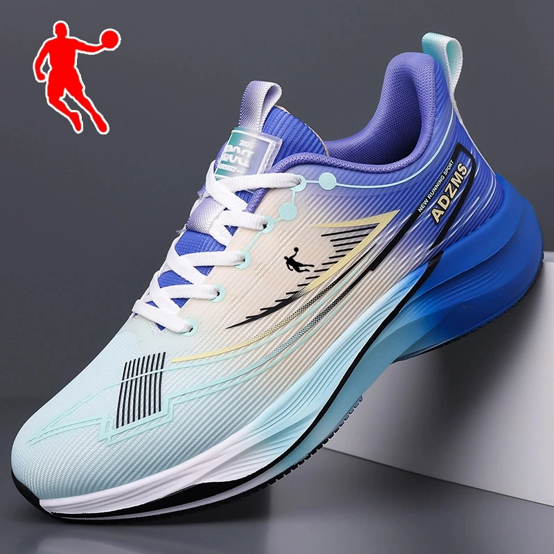领跑乔丹运动跑步鞋2025夏季透气休闲男鞋防滑减震鞋子