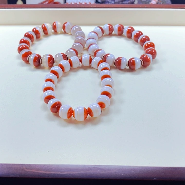 玛瑙/玉髓手链未镶嵌一*光