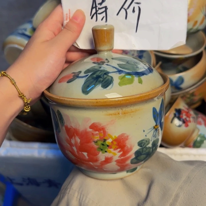 瓷片景德镇陶瓷手工手绘