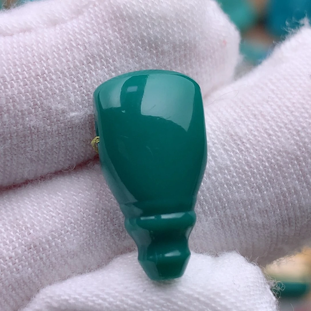 未镶嵌绿松石珠宝奇石9.4mm