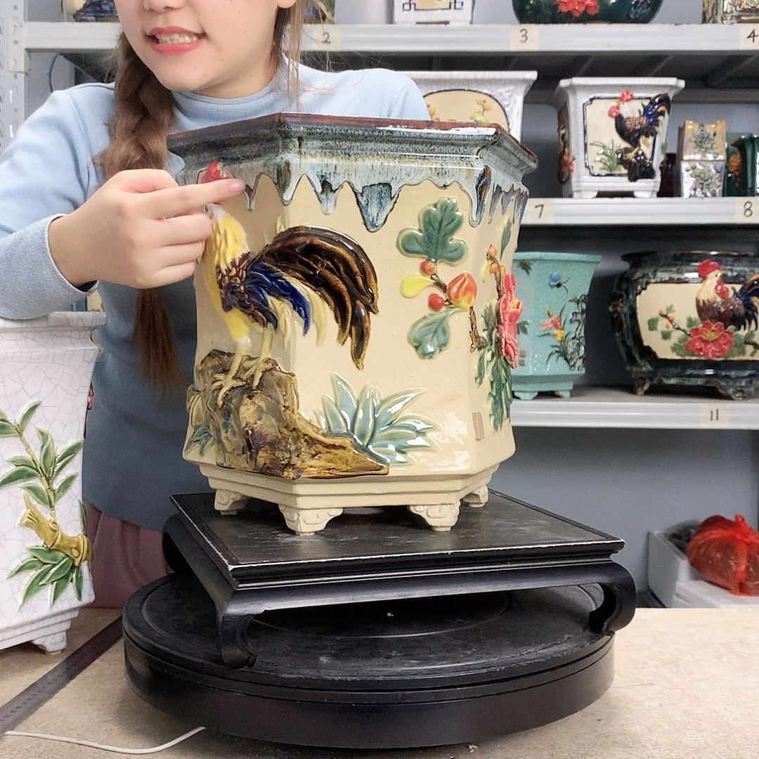 无*板实物拍摄湾盆石湾盆