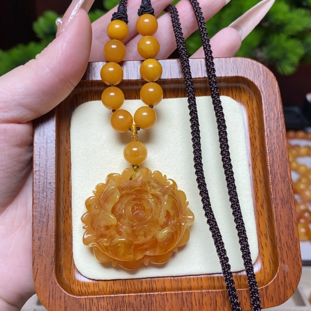【闪购商品】蜜蜡颈饰未镶嵌项链
