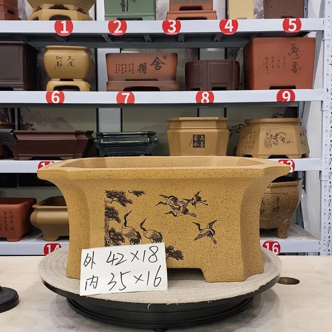 紫砂花盆紫砂花盆