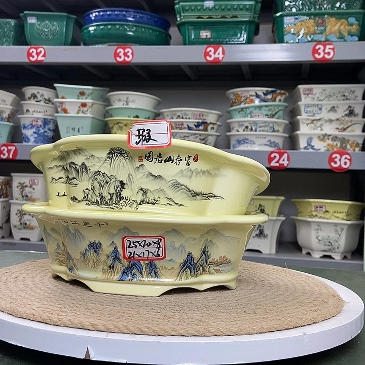 紫砂紫砂花盆0821