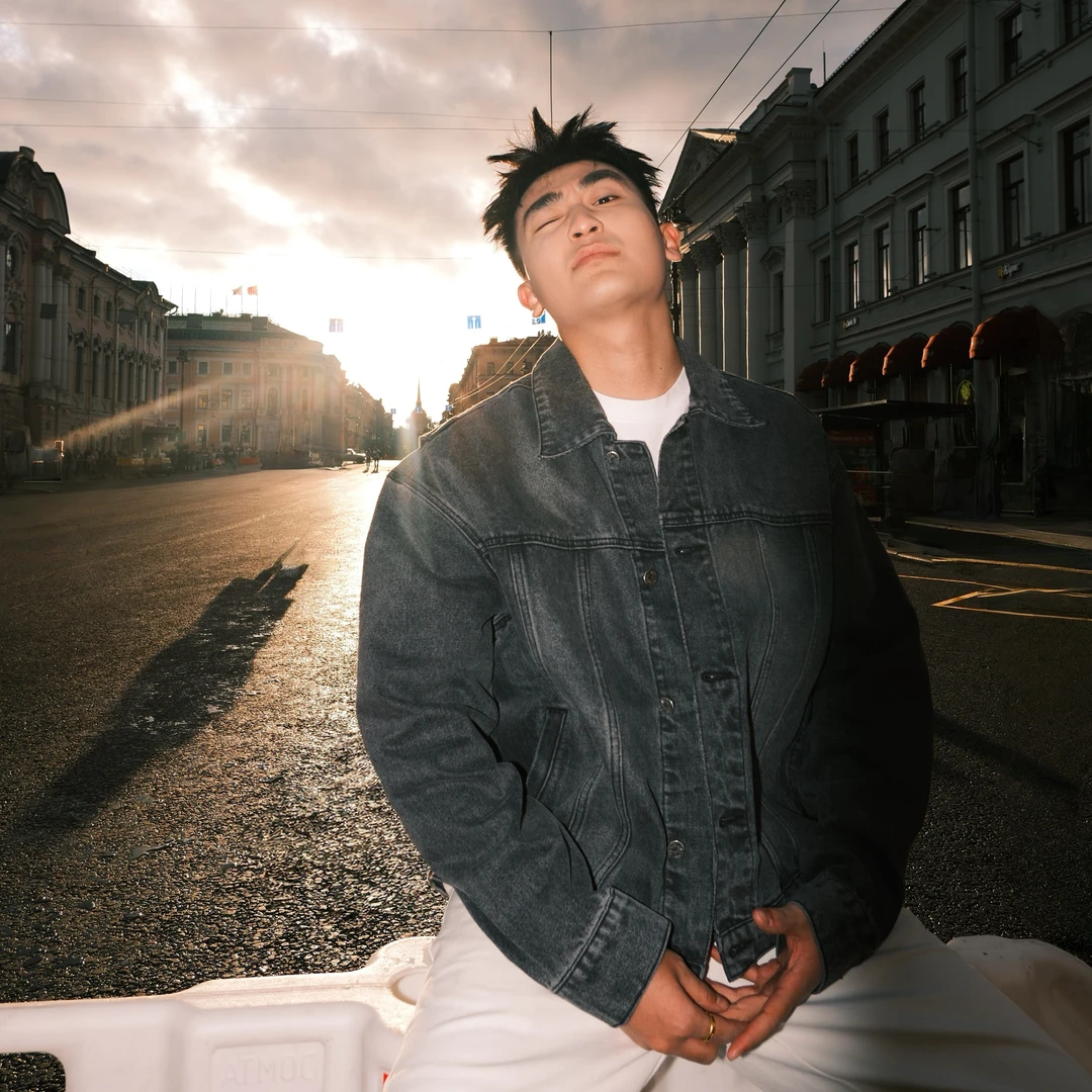 SANBAI叁佰【雾霾】13.6盎司高街vibe复古水洗黑牛仔夹克翻领