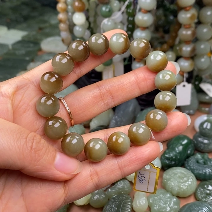 和田玉未镶嵌手链