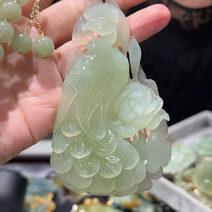未镶嵌岫玉毛衣链