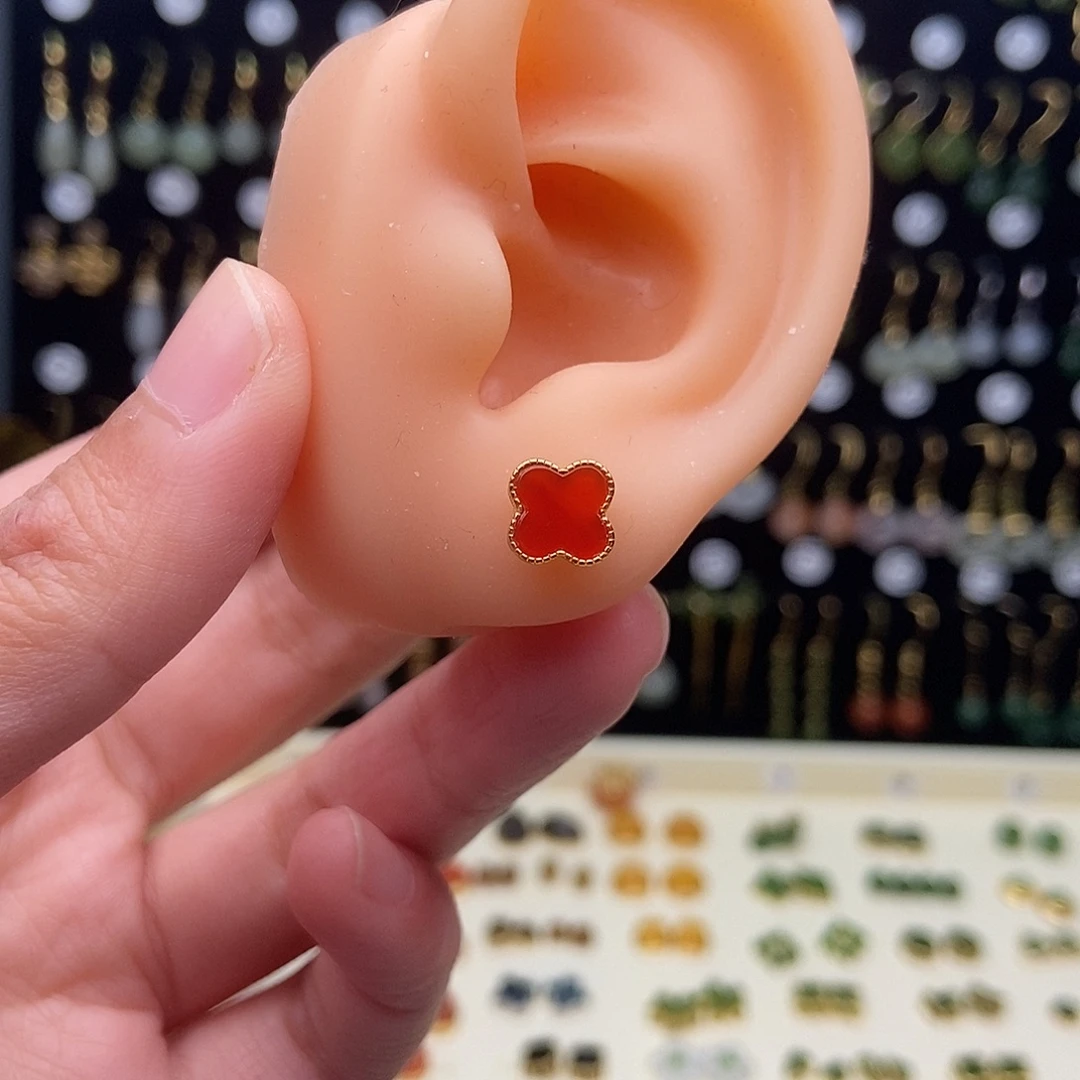 和田玉银S925镀金镶嵌颈饰