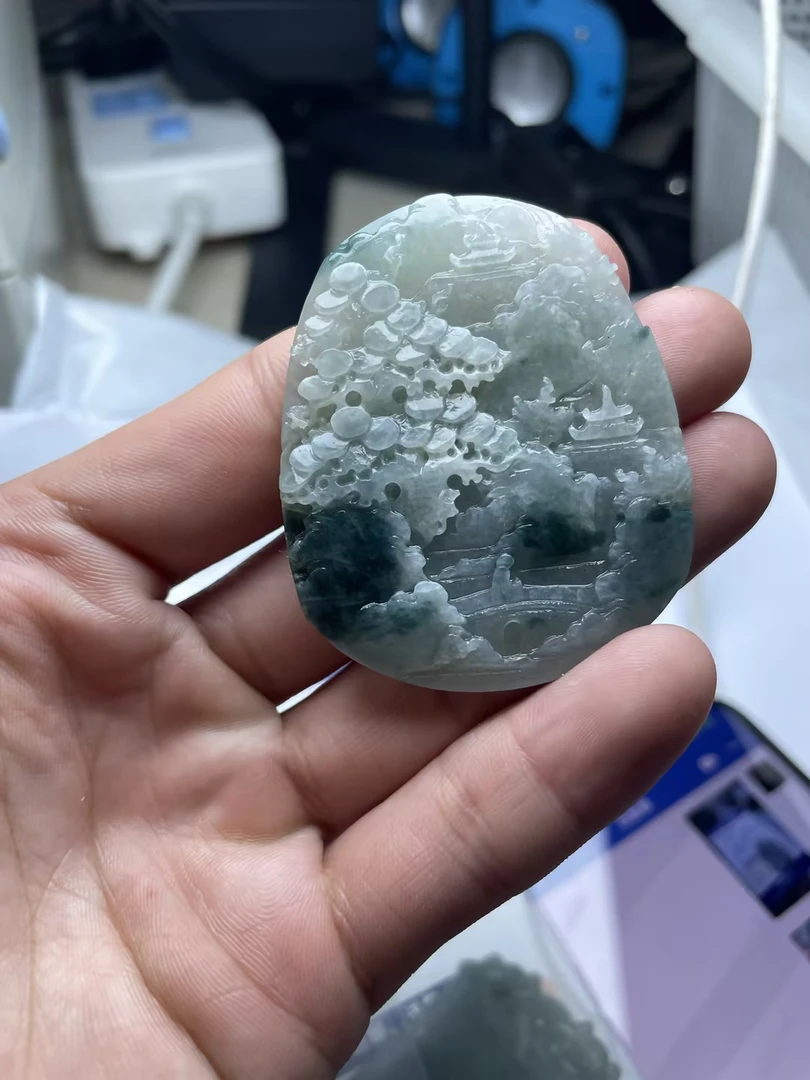 天然A货翡翠挂件