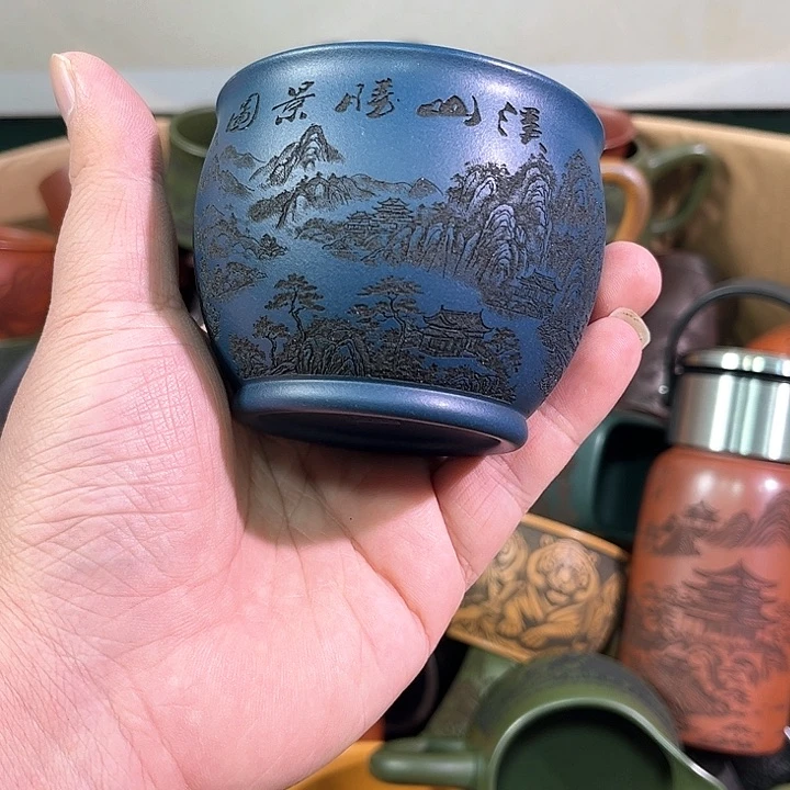 茶杯紫砂全手工紫砂主人杯