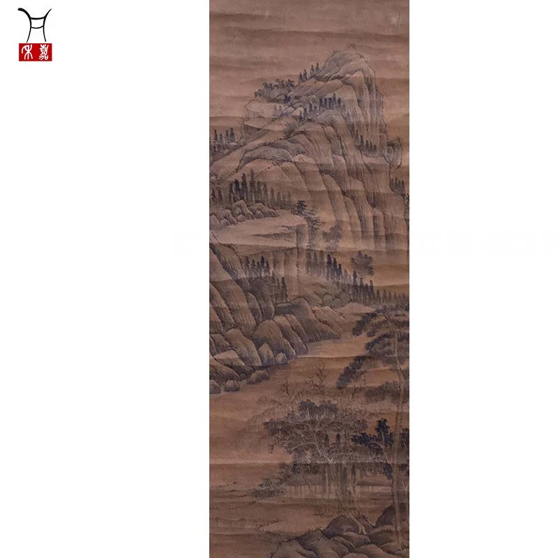 X1008山水立轴48X97/4.1平尺