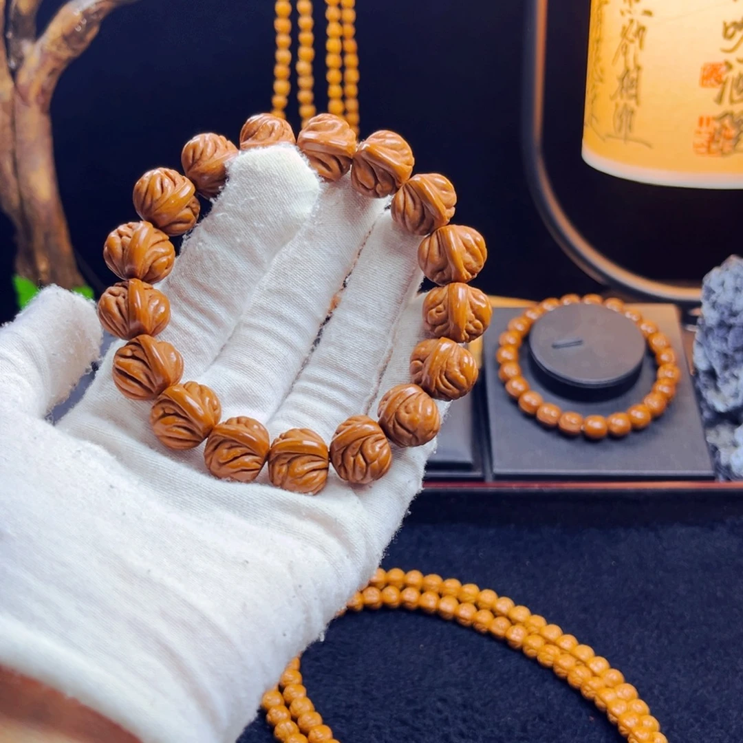 平***凡桃核吊坠野生桃核